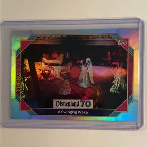Topps Disneyland 70 Holographic Card - A Swinging Wake
